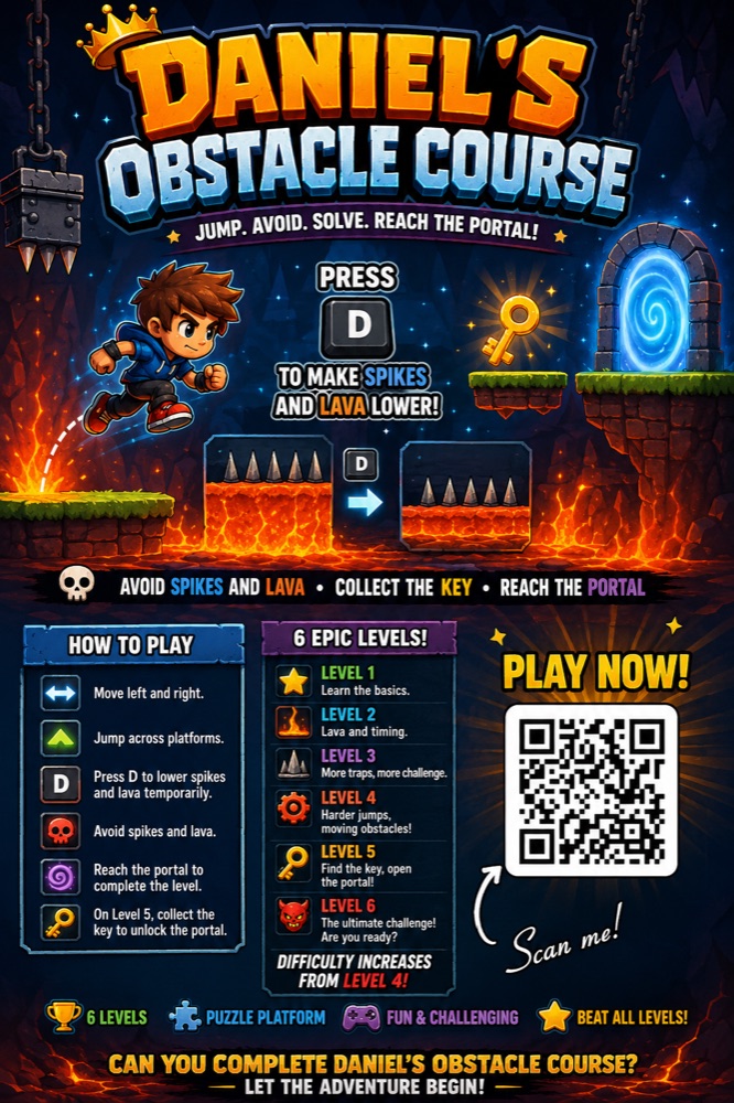 How-to-play guide for Obstacle Course
